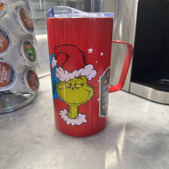 The Grinch “Feeling Grinchy” This is My Grinch Face Travel Mug - Picture 12 of 12
